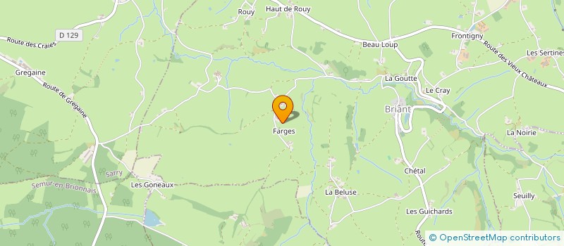 localisation de l'entreprise MADAME ODILE POLETTE  BRIANT