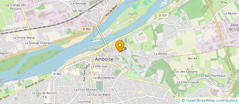 localisation de l'entreprise MADAME ODILE PORTEAU à AMBOISE