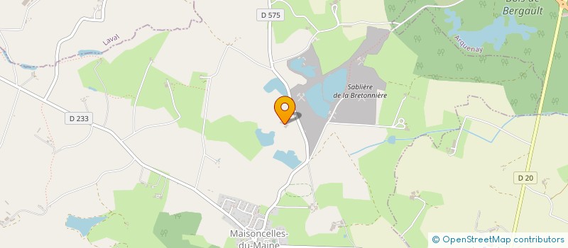 localisation de l'entreprise MADAME ODILE PRESSELIN à MAISONCELLES-DU-MAINE