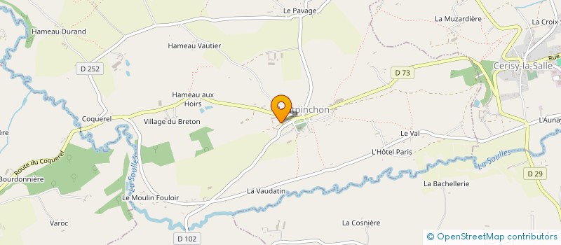 localisation de l'entreprise MADAME ODILE QUESNEL à NOTRE-DAME-DE-CENILLY