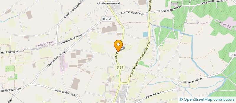 localisation de l'entreprise MADAME ODILE RANC  EYRAGUES