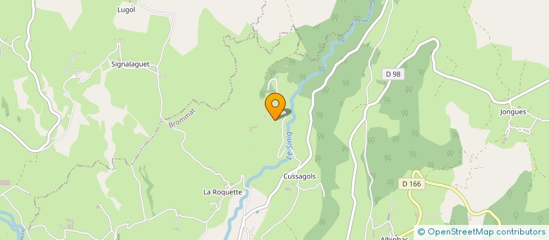 localisation de l'entreprise MADAME ODILE RANVIER à LACROIX-BARREZ