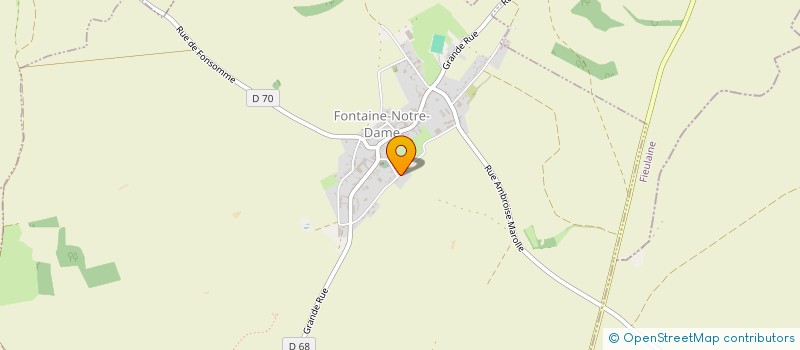 localisation de l'entreprise MADAME ODILE REKUT à FONTAINE-NOTRE-DAME