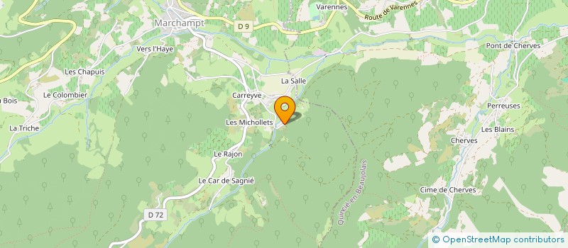 localisation de l'entreprise MADAME ODILE RIGO à DEUX-GROSNES