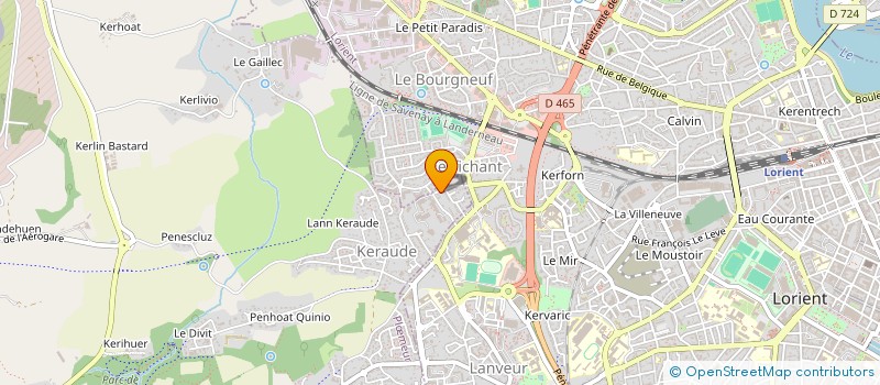 localisation de l'entreprise MADAME ODILE RIVALAIN à PLOEMEUR