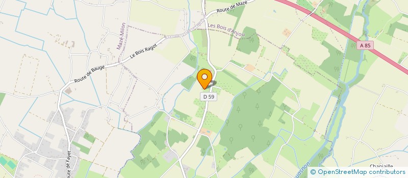 localisation de l'entreprise MADAME ODILE ROBIN à BRISSAC LOIRE AUBANCE