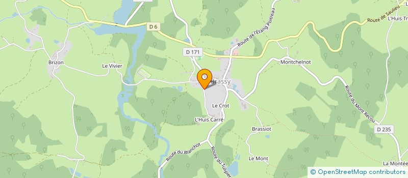 localisation de l'entreprise MADAME ODILE ROIZOT  BRASSY