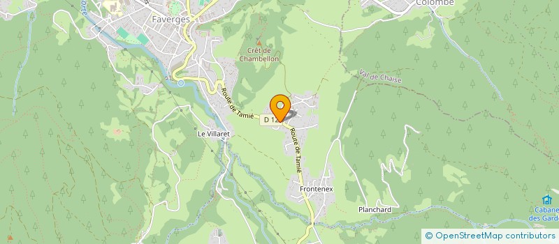 localisation de l'entreprise MADAME ODILE ROSSI  FAVERGES-SEYTHENEX