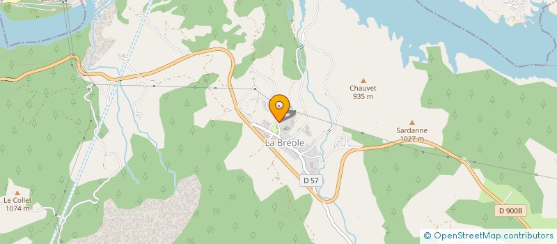 localisation de l'entreprise MADAME ODILE ROUBAUD  UBAYE-SERRE-PONCON