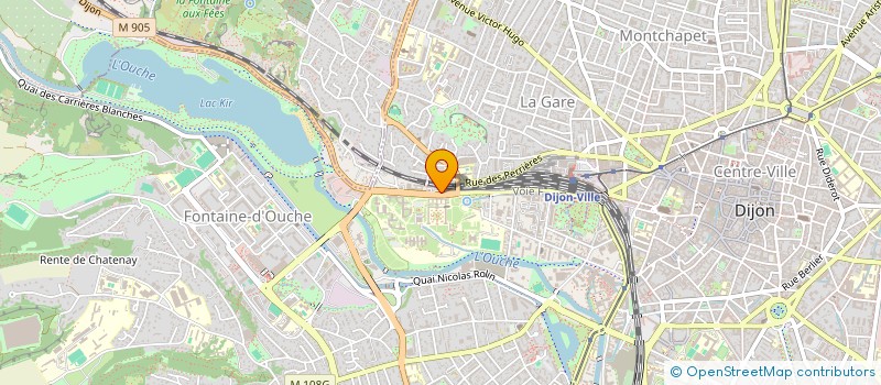 localisation de l'entreprise MADAME ODILE ROUSSEAU à DIJON