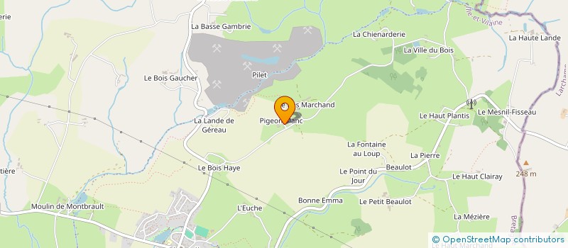 localisation de l'entreprise MADAME ODILE ROUSSEL à LA CHAPELLE FLEURIGNE
