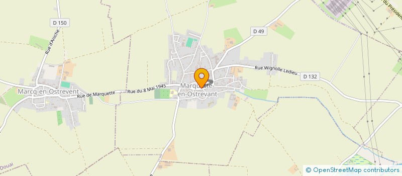 localisation de l'entreprise MADAME ODILE ROUSSEZ à WASNES-AU-BAC