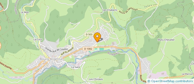 localisation de l'entreprise MADAME ODILE ROYON  BOURG-ARGENTAL