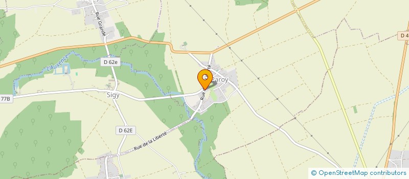 localisation de l'entreprise MADAME ODILE ROZE  PAROY