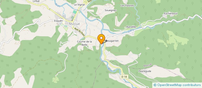 localisation de l'entreprise MADAME ODILE RUIZ à MASSAT