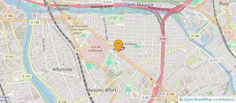 localisation de l'entreprise MADAME ODILE RUYER à MAISONS-ALFORT