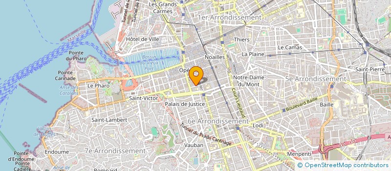 localisation de l'entreprise MADAME ODILE SAFFROY  MARSEILLE