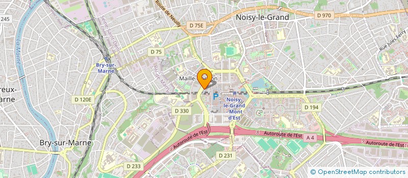 localisation de l'entreprise MADAME ODILE SAINTE ROSE à NOISY-LE-GRAND