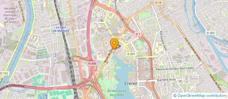 localisation de l'entreprise MADAME ODILE SALA  CRETEIL