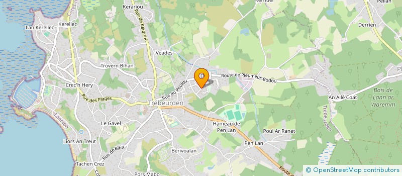 localisation de l'entreprise MADAME ODILE SALVI à TREBEURDEN
