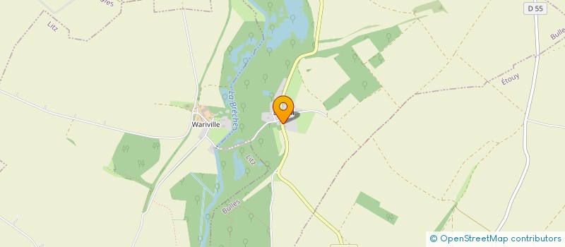 localisation de l'entreprise MADAME ODILE SARAZIN  BULLES