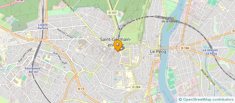 localisation de l'entreprise MADAME ODILE SAUREL  SAINT-GERMAIN-EN-LAYE