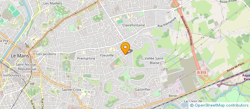 localisation de l'entreprise MADAME ODILE SCHIFFER à LE MANS