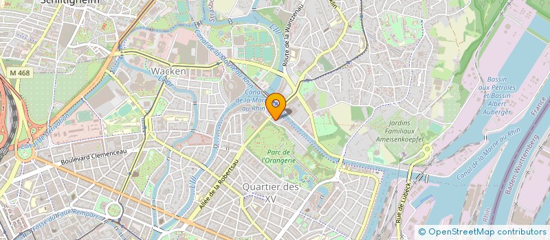 localisation de l'entreprise MADAME ODILE SCHLEPP à STRASBOURG