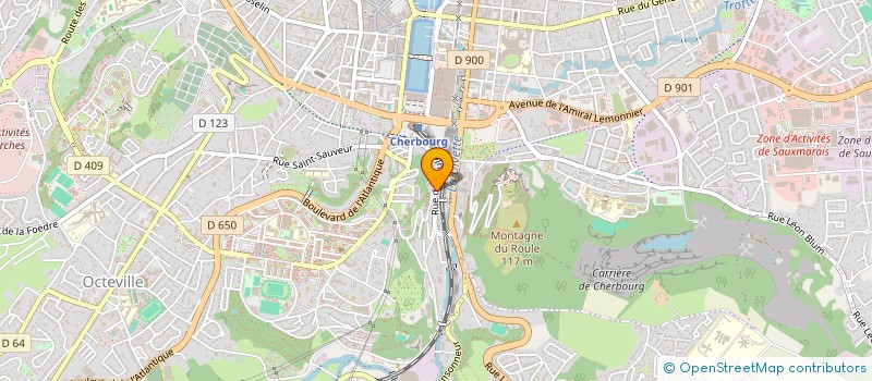 localisation de l'entreprise MADAME ODILE SEBIRE  CHERBOURG-EN-COTENTIN