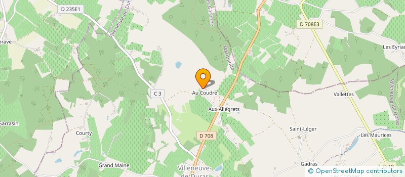 localisation de l'entreprise MADAME ODILE SERGENTON à VILLENEUVE-DE-DURAS