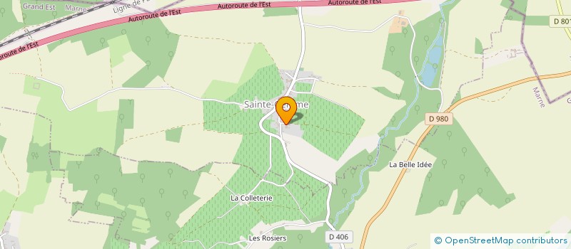 localisation de l'entreprise MADAME ODILE SERVENAY  SAINTE-GEMME