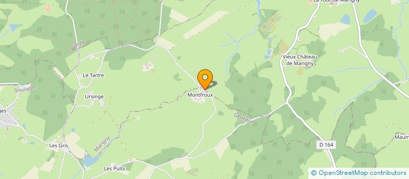 localisation de l'entreprise MADAME ODILE SIMON  MARIGNY