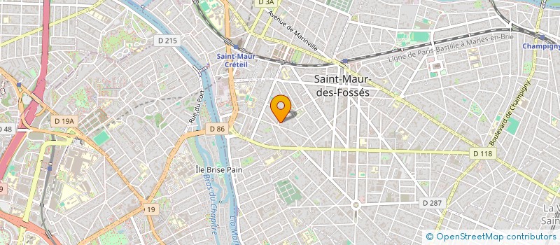 localisation de l'entreprise MADAME ODILE STIEGLER  SAINT-MAUR-DES-FOSSES