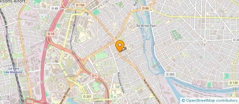 localisation de l'entreprise MADAME ODILE STRICH  CRETEIL