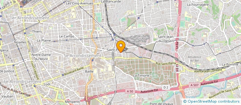 localisation de l'entreprise MADAME ODILE TAHIER à MARSEILLE