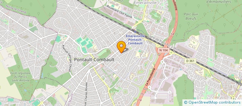 localisation de l'entreprise MADAME ODILE TANQUERAY à PONTAULT-COMBAULT