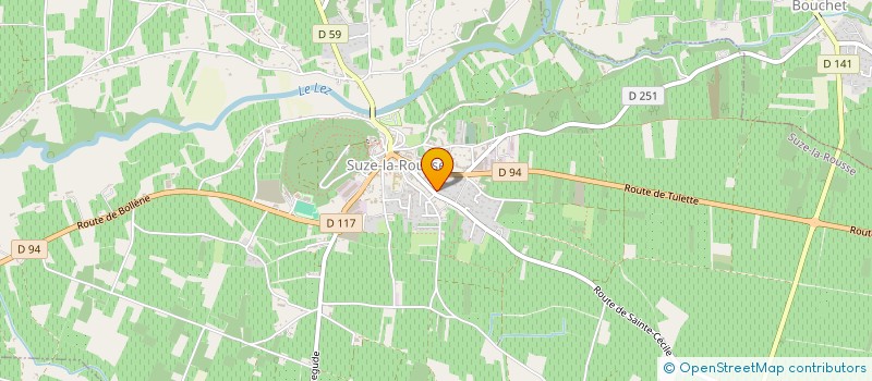 localisation de l'entreprise MADAME ODILE TAVIN  SUZE-LA-ROUSSE