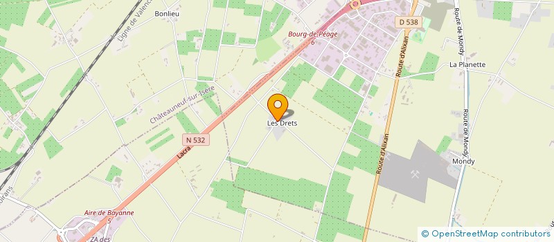 localisation de l'entreprise MADAME ODILE TELUOB  BOURG-DE-PEAGE