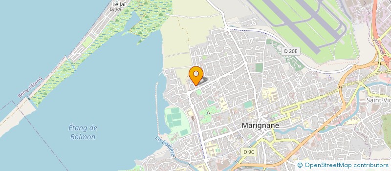 localisation de l'entreprise MADAME ODILE THERIN  MARIGNANE