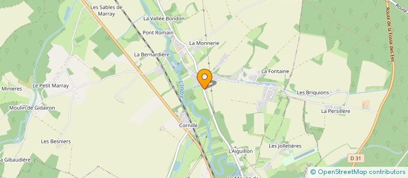 localisation de l'entreprise MADAME ODILE THOMAS à CHAMBOURG-SUR-INDRE