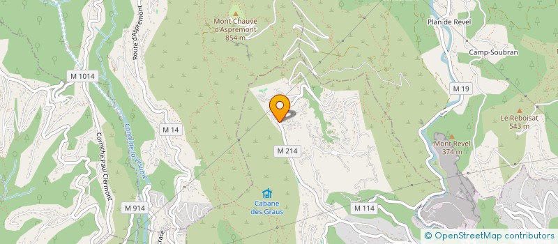 localisation de l'entreprise MADAME ODILE THOUVENEL  FALICON