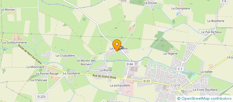 localisation de l'entreprise MADAME ODILE TIGER à LIGNE