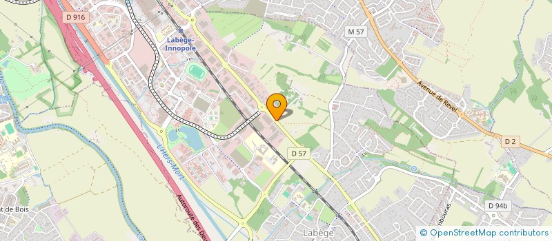 localisation de l'entreprise MADAME ODILE TOULZA  LABEGE