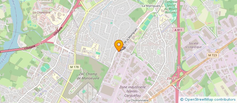 localisation de l'entreprise MADAME ODILE TREVIDIC  CARQUEFOU