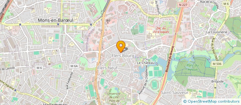 localisation de l'entreprise MADAME ODILE VANDENABEELE à VILLENEUVE-D'ASCQ