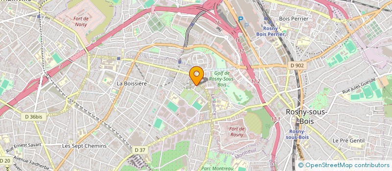 localisation de l'entreprise MADAME ODILE VANHOUTTE à MONTREUIL