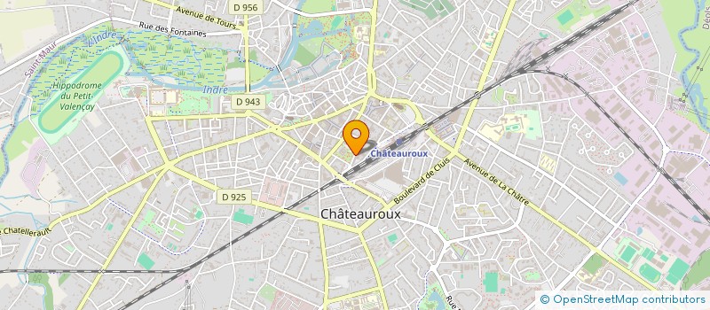 localisation de l'entreprise MADAME ODILE VERON à CHATEAUROUX
