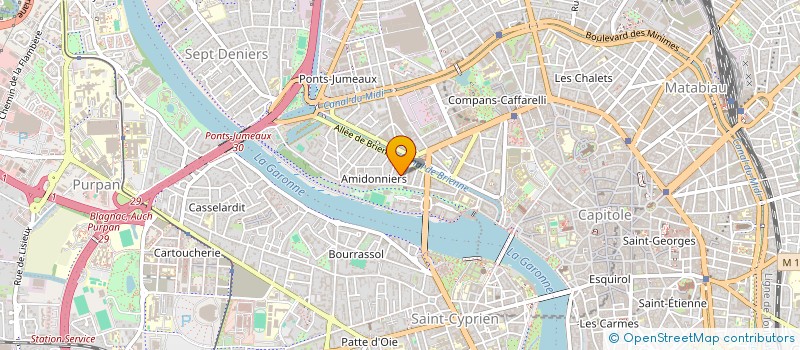 localisation de l'entreprise MADAME ODILE VIDALLON à TOULOUSE