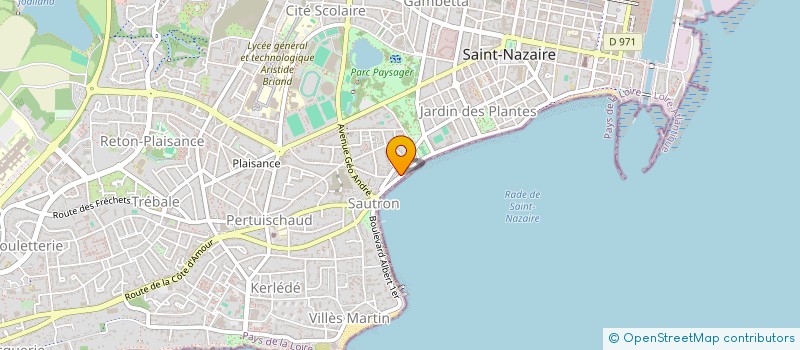 localisation de l'entreprise MADAME ODILE VINCE  SAINT-NAZAIRE