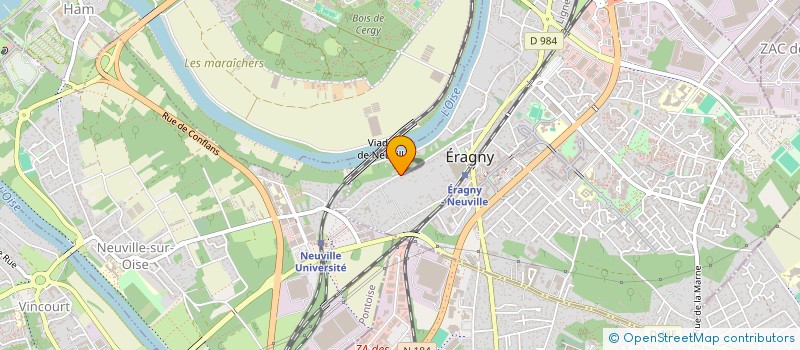 localisation de l'entreprise MADAME ODILE VIVIEN  ERAGNY